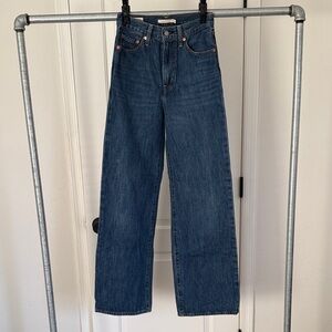 Levi's Ribcage Straight Classic Blue Denim Jeans